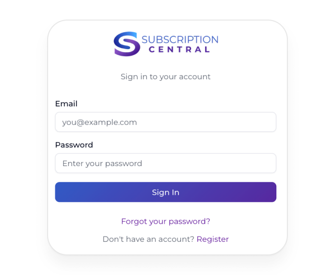 1. Create Account